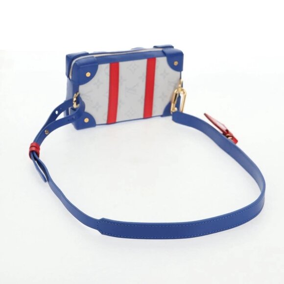 LOUIS VUITTON White LV X NBA Soft Trunk Phone Box Bag M80101 LV Auth 138078M - Picture 7 of 16